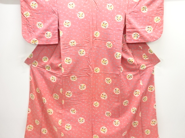 Japanese Kimono / Chirimen Kinsha Combined weave